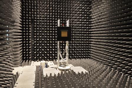 AESA radar (Active Electronically Scanned Array). 